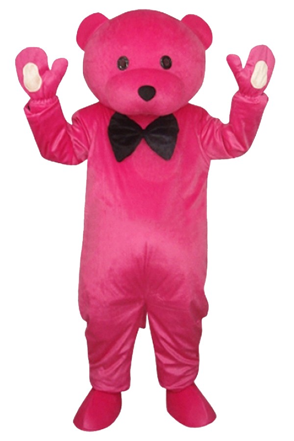 Mascot Costumes Pink Bear Costume - Click Image to Close